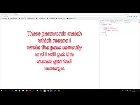 JavaScript Password Tutorial