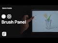 How to use the Brush Panel in Feather
