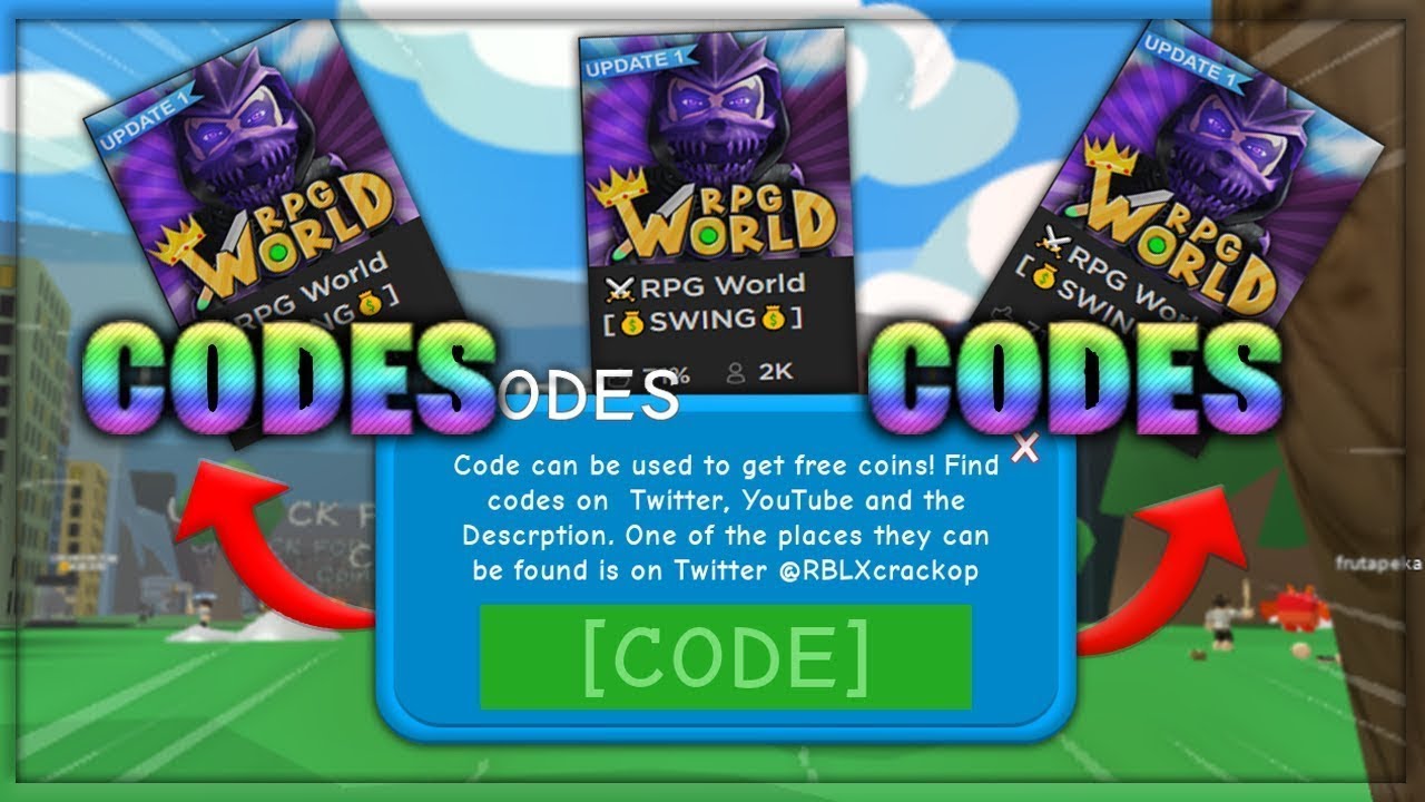 Roblox New Codes In Rpg World 2019 Update Memes Youtube