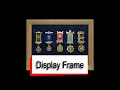 Glass Display Frame for Medals and Badges Glass Display Frame for Medals and Badges