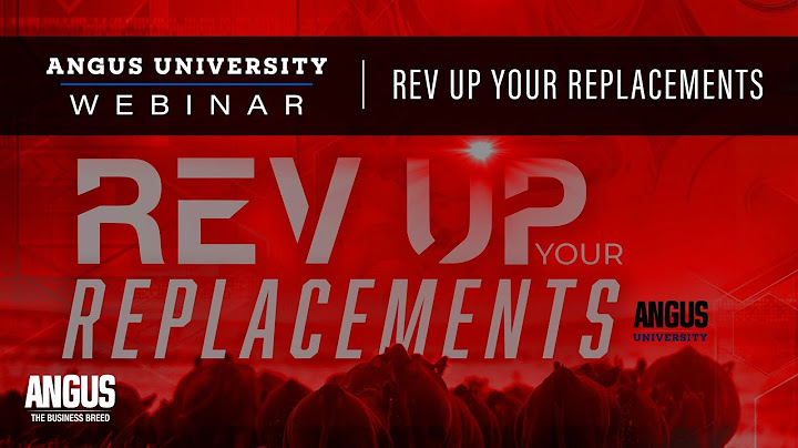 Rev Up Your Replacements | WEBINAR - May 26, 2020