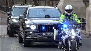 Princess Anne’s Motorcade Escorted To And From A Royal Engagement In The West Midlands 🇬🇧👑