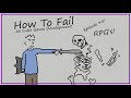 How to fail at making an rpg