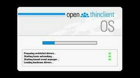 openThinClient booting