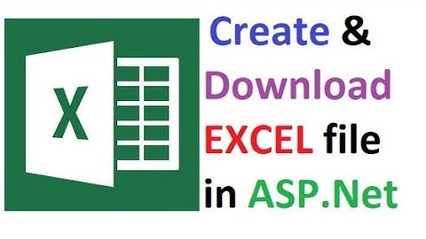 Create and Download Excel File in ASP.NET MVC