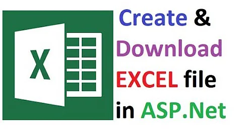 Create and Download Excel File in ASP.NET MVC