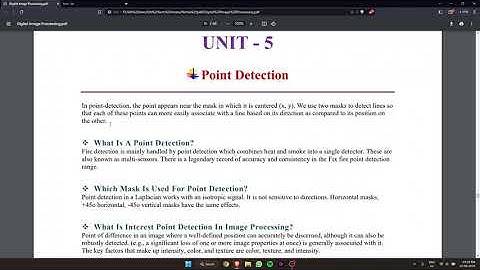 Point Detection: Unveiling Hidden Details in Digital Image Processing