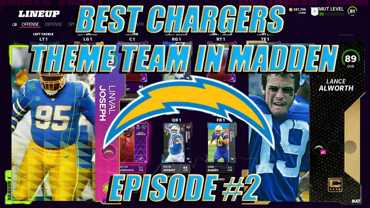 THE BEST CHARGERS THEME TEAM IN MADDEN 22 ULTIMATE TEAM!