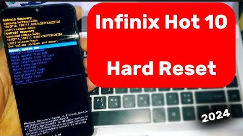 Hard Reset Infinix Hot 10 (X682C) | Infinix Hot 10 Reset Pattern Pin Password Lock Unlock💯✅