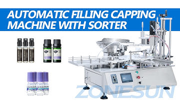 How To Use Tabletop Rotary Automatic Small Bottle Unscrambling Filling Capping Machine?