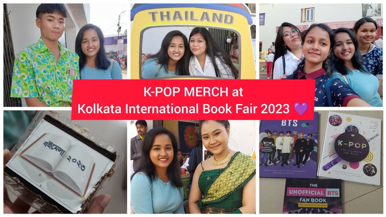 K-POP MERCH at Kolkata International Book Fair 😻 || Vlog - 16 || Life Of SmilingFlower