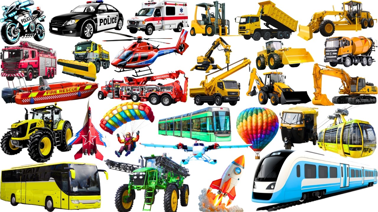 Vehicle Names | Learn 50 Vehicle Names in English with sounds | Vehicles Vocabulary #vehiclesname