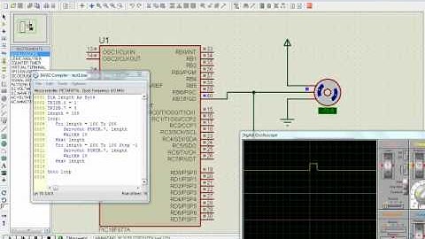 servo motor simulacion en proteus