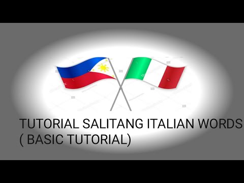 Video: Paano Matuto Ng Italyano