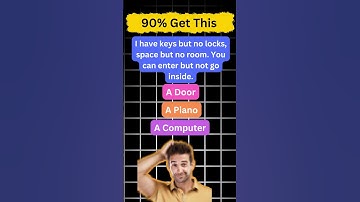 Keys But NO Locks?!  90% Get This Wrong! #shorts #QuickRiddleRush