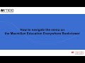 How to navigate the menu on the macmillan education everywhere bookviewer