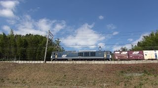 JR貨物 貨物列車 3075レ EF64 1049 広島更新色  三島～函南間