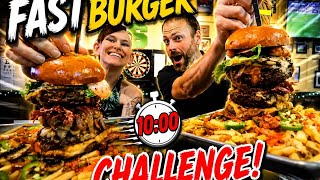 CRAZY BURGER CHALLENGE  | MANVFOOD | MOLLY SCHUYLER | NEW RECORD 