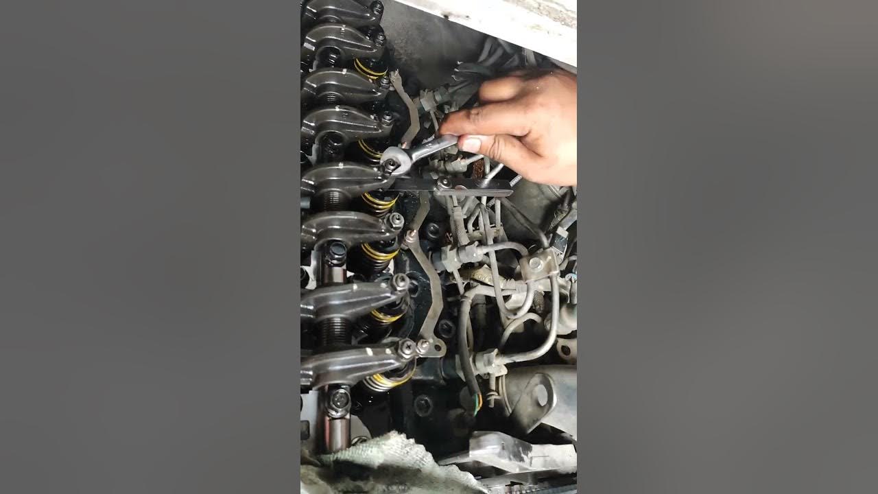 valve clearance adjustment 4D56 L300 FB type YouTube