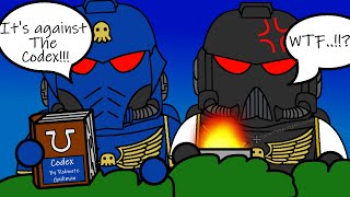 Black Templars does not support this codex astartes action (40k meme)