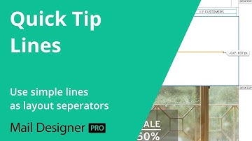 How to organize your Mail Designer Pro email design with lines