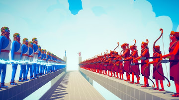 50vs50 ARTEMIS vs EVERY RANGED UNIT - Totally Accurate Battle Simulator TABS