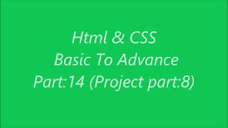 Html & CSS  Basic To Advance  Tutorial Bangla