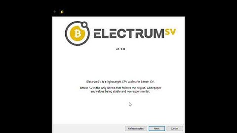 ElectrumSV - 2019-03-22 - Wallet wizard