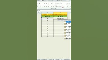 How to convert minutes to seconds #shortsfeed #shorts #excel #techmediacentre