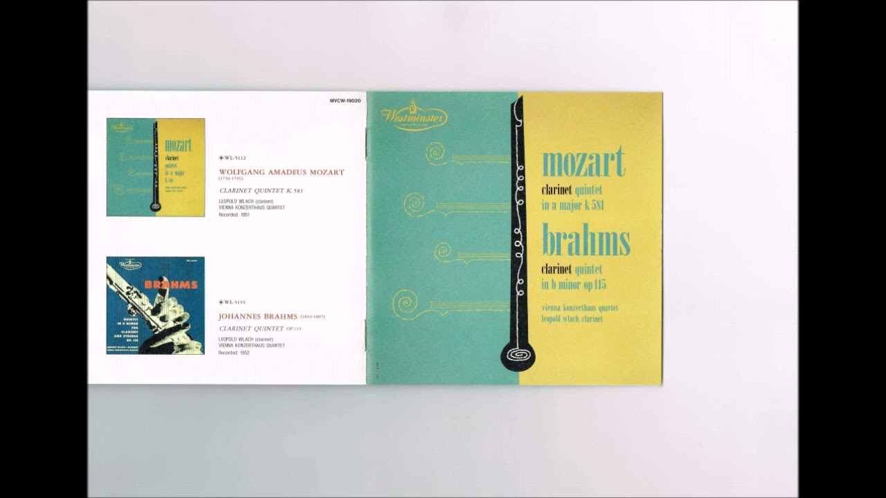 Mozart - Clarinet Quintet Wlach Vienna Konzerthaus - YouTube