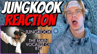 Jungkook the main vocalist of BTS | REACTION!!!