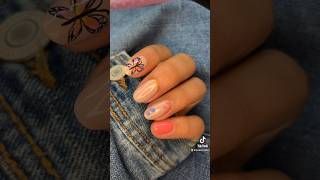 Diseño de uñas hermoso para esta primavera ? #nailart #uñas #gelnails #naildesign #mariposas
