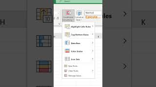 Using Conditional Formatting in Excel to make data pop #shorts #microsoft #excel