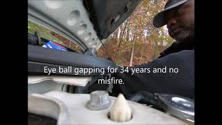 2001 Deville rear spark plug change