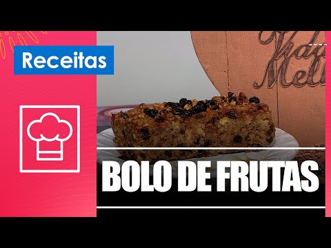Faça um delicioso bolo de frutas com a nutricionista Fernanda Cruz – 29/09/25