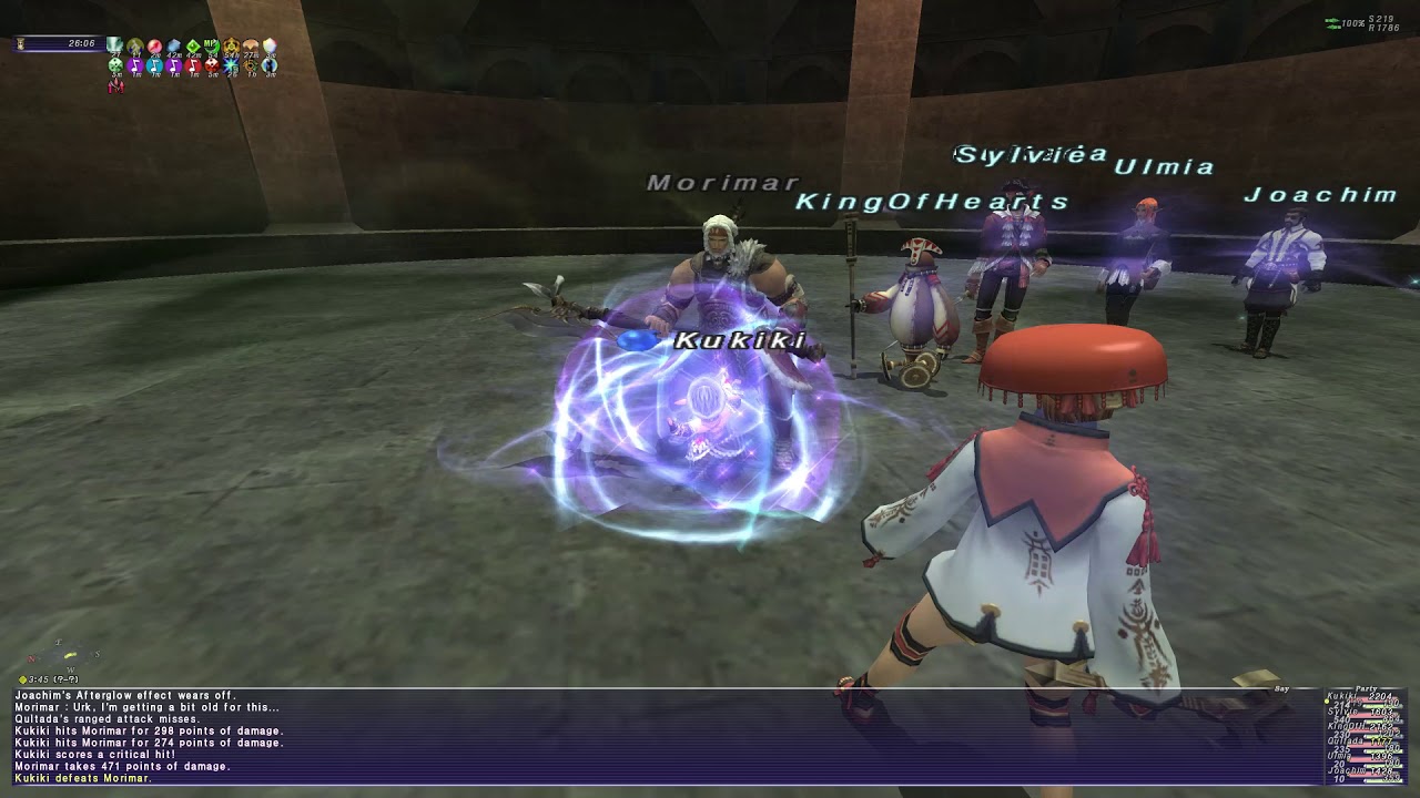 FFXI Kukiki DNC Solo Sinister Reign (Arciela, Morimar, August) YouTube