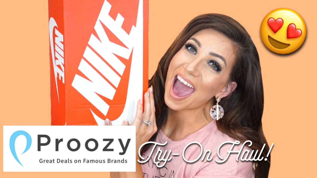 PROOZY TRY-ON HAUL!! My FIRST pair of Nike’s! 2020