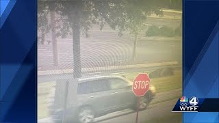 Surveillance photos show getaway vehicle in Greenville County 9/11 tribute vandalism, deputies say