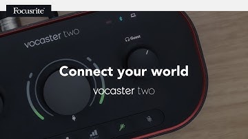 Explore Vocaster Two connectivity options // Focusrite