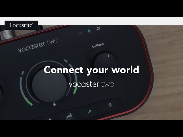 Аудіоінтерфейс FOCUSRITE Vocaster Two