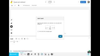 Equatio and Jamboard Integration  GIF