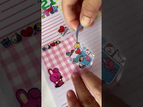 Story Journal About BTS Journaling Kawai Sticker Journal Ideas Keluargasemesta
