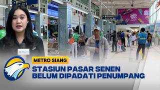 Jelang Arus Mudik Lebaran 2026 Stasiun Pasar Senen Jakarta Masih Relatif Lengang