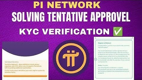Hoe u voorlopige goedkeuring in Pi KYC-verificatie kunt oplossen. Volledige ondersteuning voor Pi...
