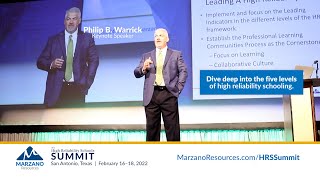 Join us at the 2022 Marzano Resources High Reliability Schools Summit™