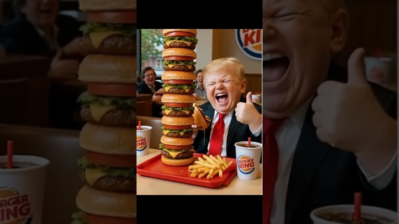 “He vs 10 Burgers 🍔😂 | Try Not to Laugh!”