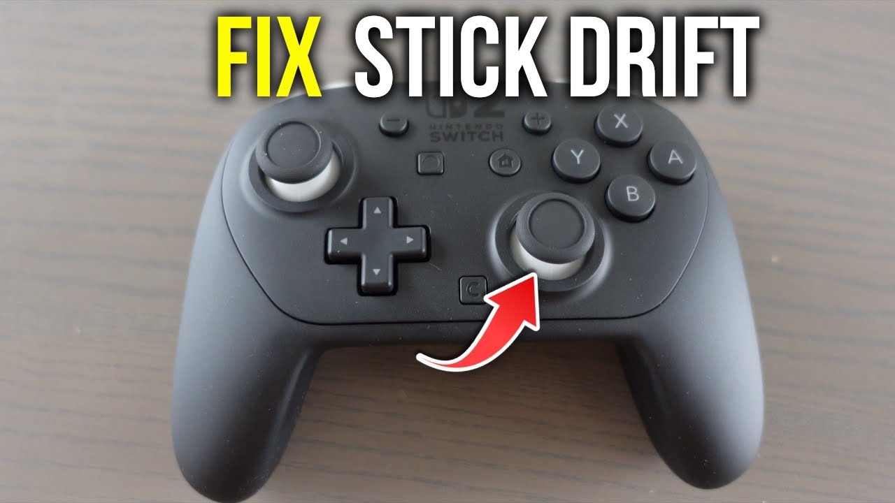 How To Fix Stick Drift Nintendo Switch 2 Pro Controller Without Taking ...
