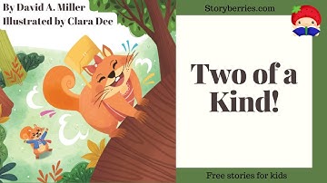 TWO OF A KIND #siblings 🍓 Read along animated picture book with English subtitles 🍓 Storyberries.com