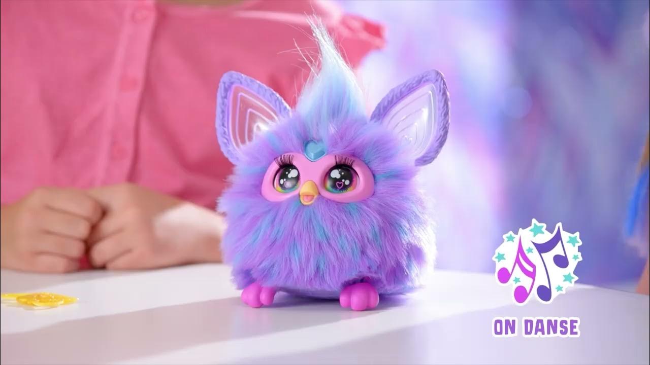 Furby Violet, 15 accessoires de mode, jouets interactifs en peluche pour  filles et garçons de 6 ans, animatronique à activation vocale 