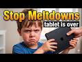 Why Your ADHD Child Melts Down Over Screens (And How to Stop It)
